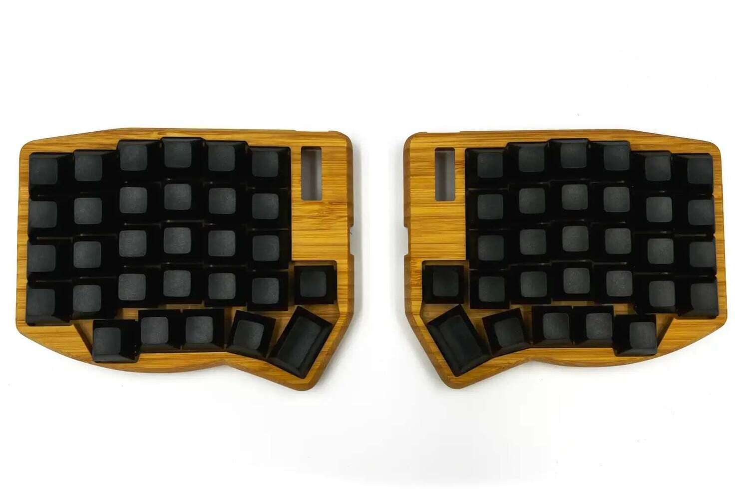 Sofle v1 Standard LIFT Bamboo Wood Case with oil finish