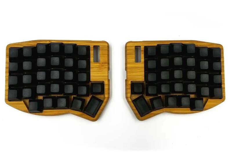Sofle v1 Standard LIFT Bamboo Wood Case with oil finish