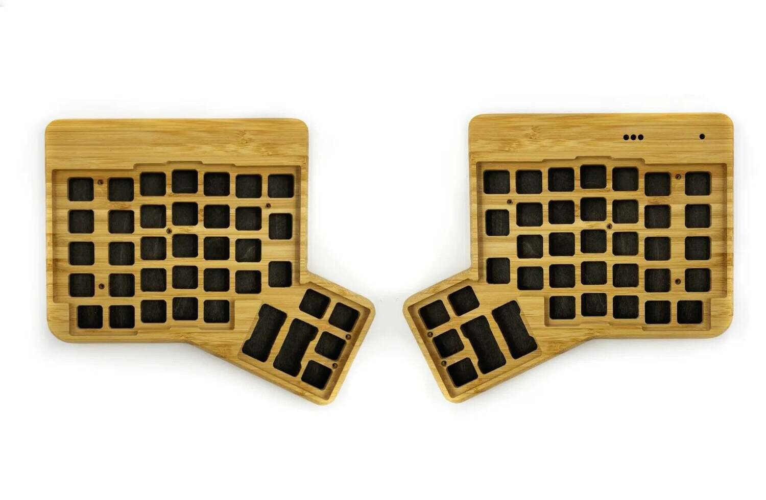 ErgoDox_EZ Standard LIFT Bamboo Case