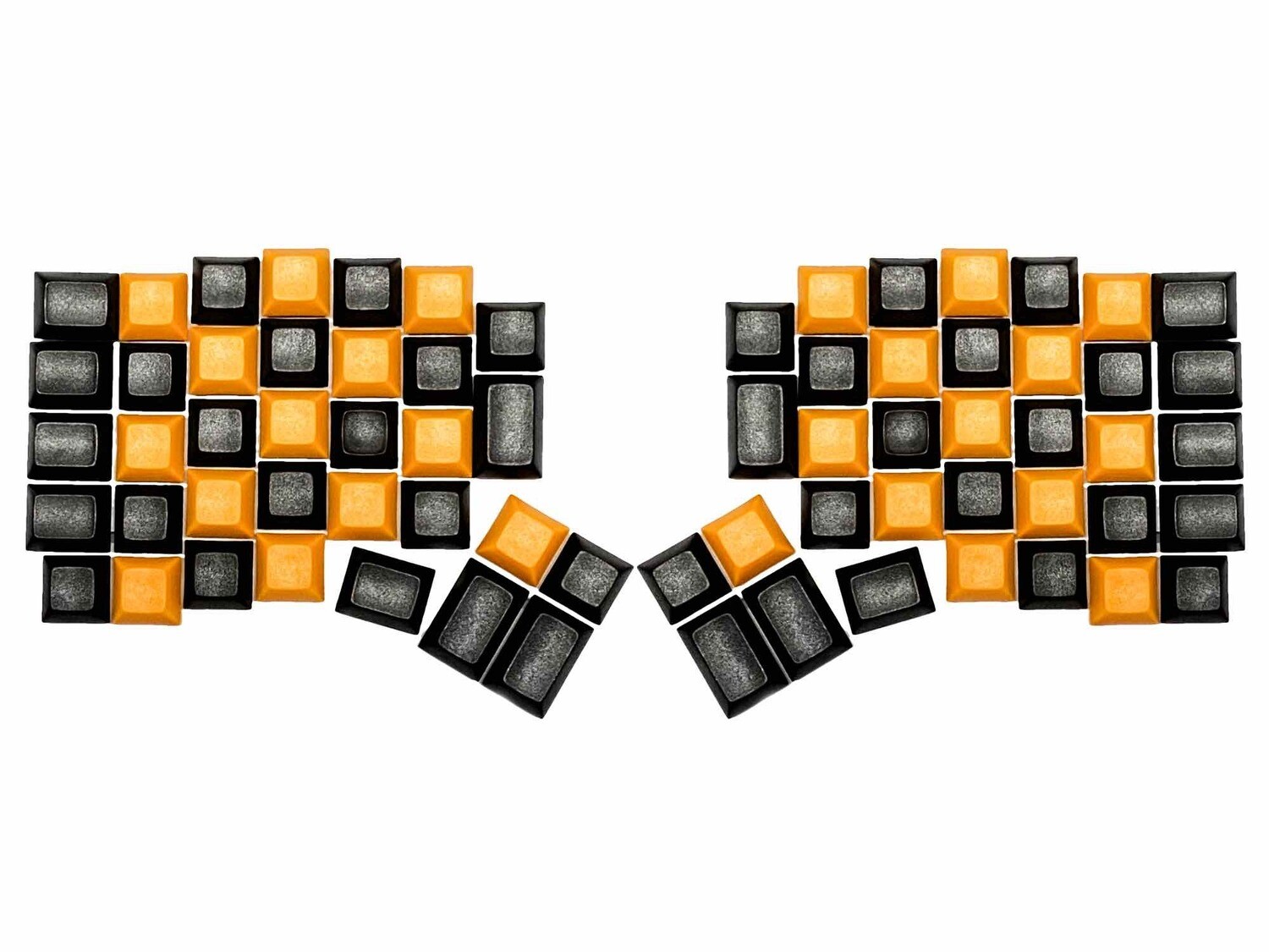 DSA KeyCaps MIX (left & right keyboards) REDOX