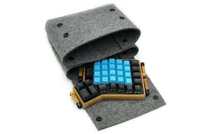 Custom Felt Keyboard Bag for Split &amp; Ergonomic Keyboards – ErgoDox, Redox, Corne, Sofle, Atreus etc