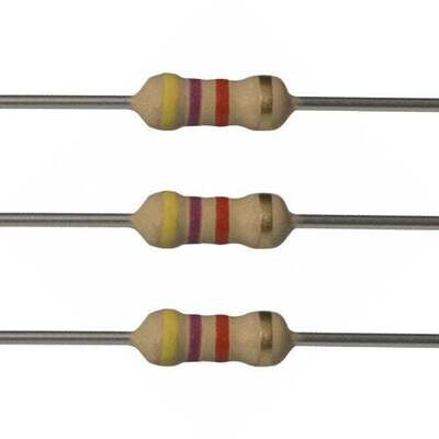 Resistors (THT) 4,7kΩ set of 3
