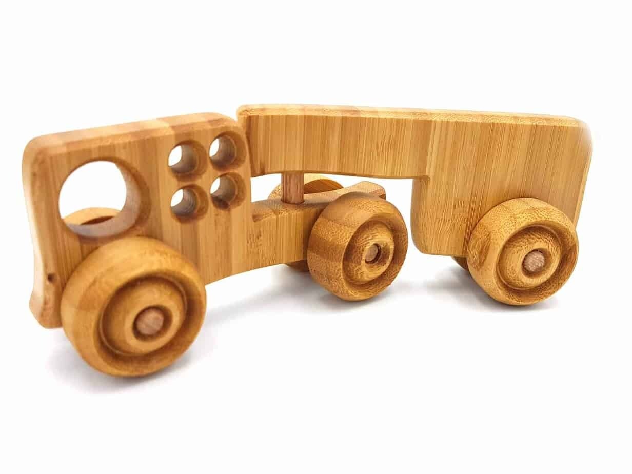 Wooden Bamboo Toy Car (eco toys) - Truck