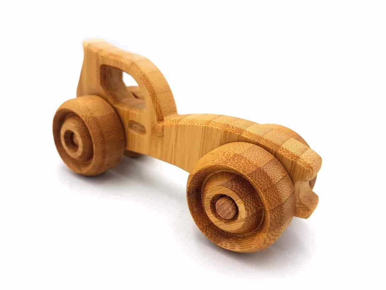 Wooden Bamboo Toy Car (eco toys) - Coupe