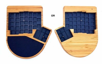 B-stock ErgoDox FullHand LIFT Bamboo Wood Case with oil finish ver.2