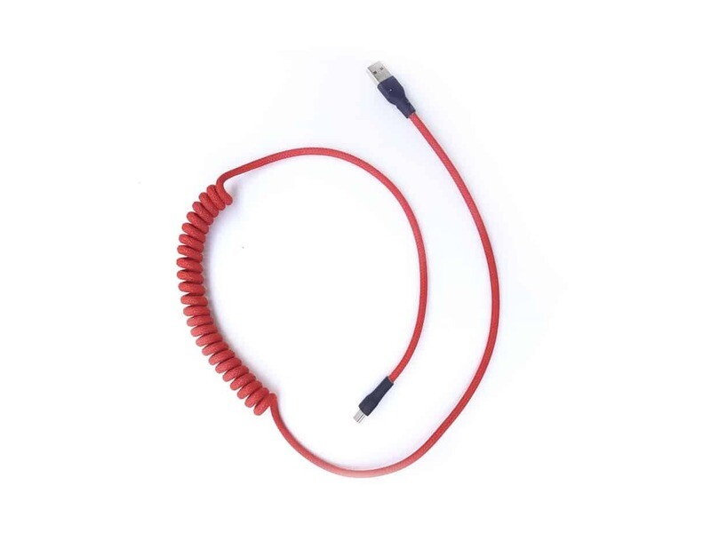 Braided Cable USB 2.0 A or C male to mini / micro B / USB-C - 1.8 m