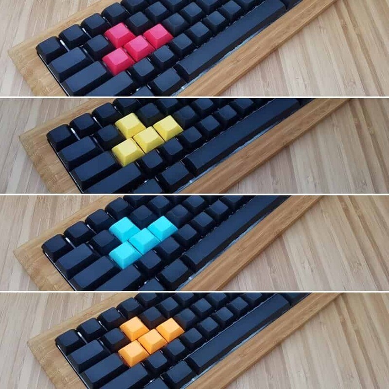 DSA Colorful WASD KeyCaps PBT