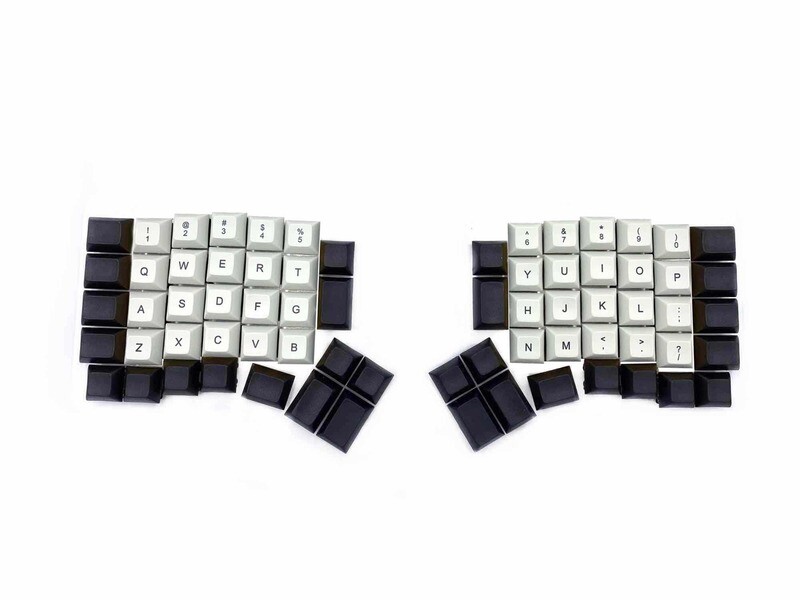 DSA KeyCaps Printed (left &amp; right keyboards) REDOX