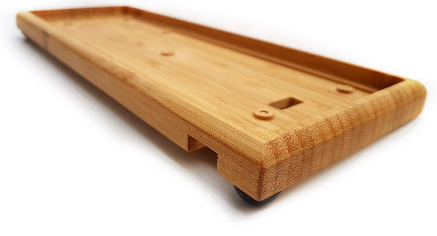 All 60% GH60/ V60 / Pok3r Wooden Bamboo case with oil finish ver 1.