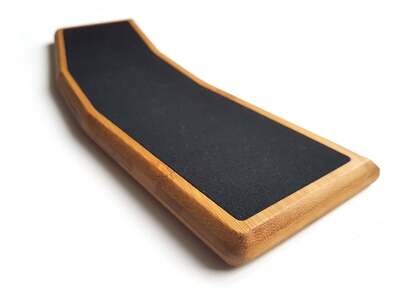 Wooden wrist rests for Atreus62 keyboard - Bamboo (neoprene)