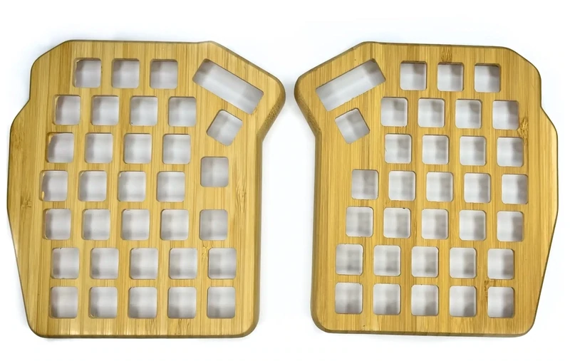 B-stock! ErgoDash Standard LIFT Bamboo Wood Case with oil finish ver1