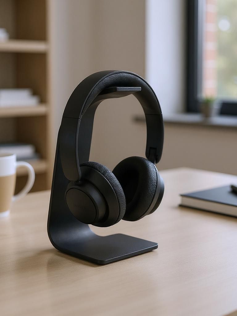 Veltrix™ – Modern PETG Headphone Stand for Large Headphones