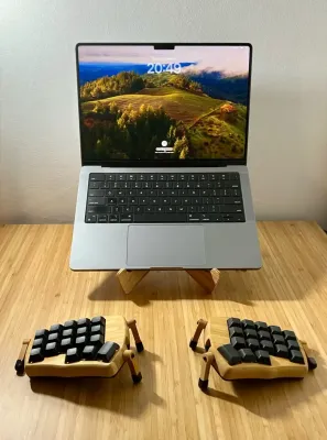 Wooden Laptop Stand:  Plywood