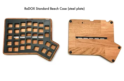 REDOX Standard ver2 (steel plate) Wood Case with oil finish (One Hand)