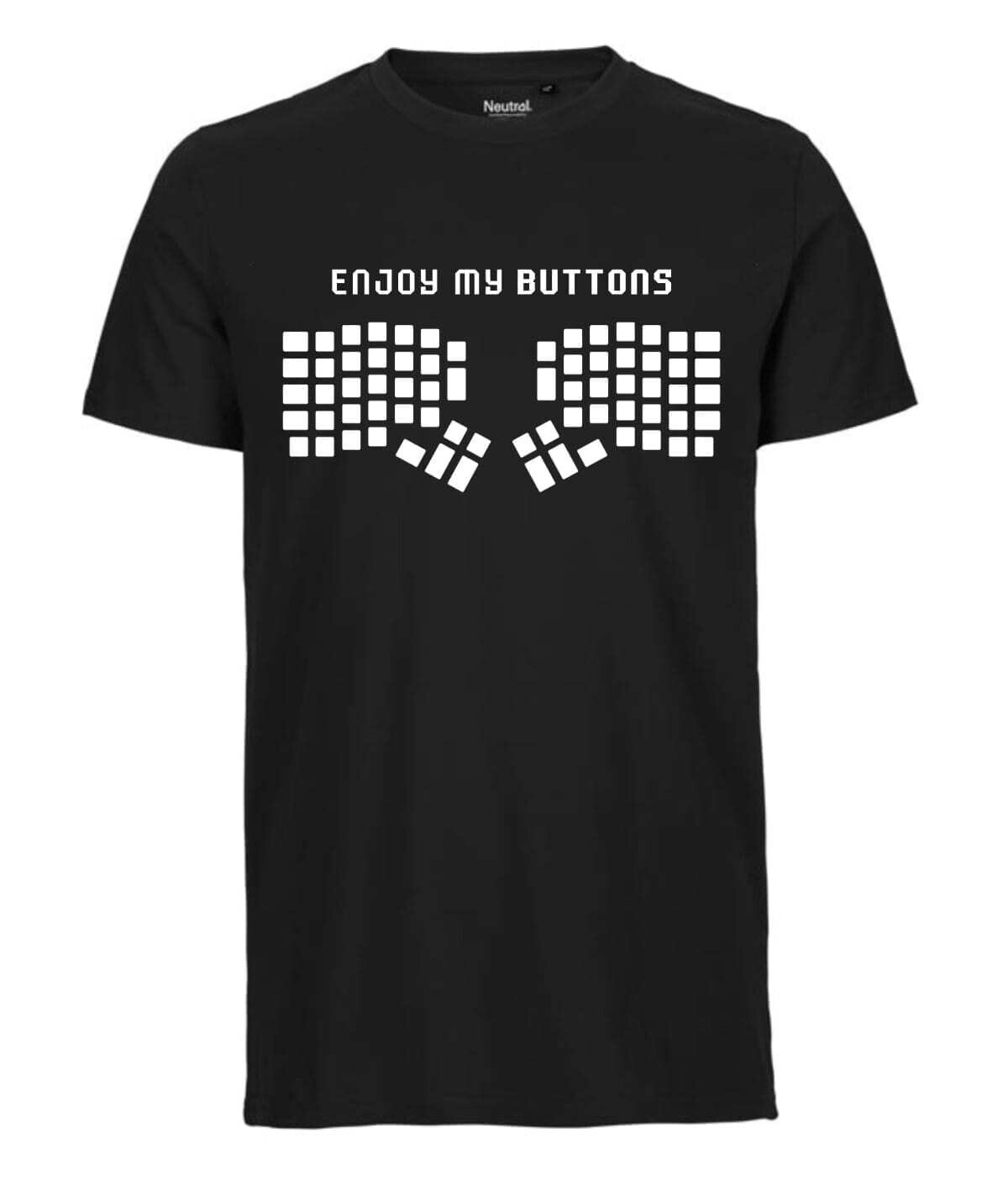 Enjoy My Buttons: T-Shirt for Mechanical Keyboard Fans