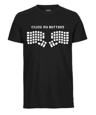 Enjoy My Buttons: T-Shirt for Mechanical Keyboard Fans