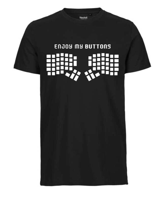 Enjoy My Buttons: T-Shirt for Mechanical Keyboard Fans