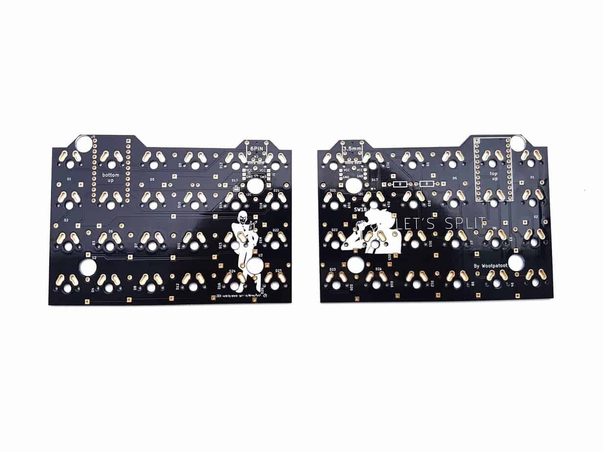 Let's Split PCB Electrical Boards set of 2