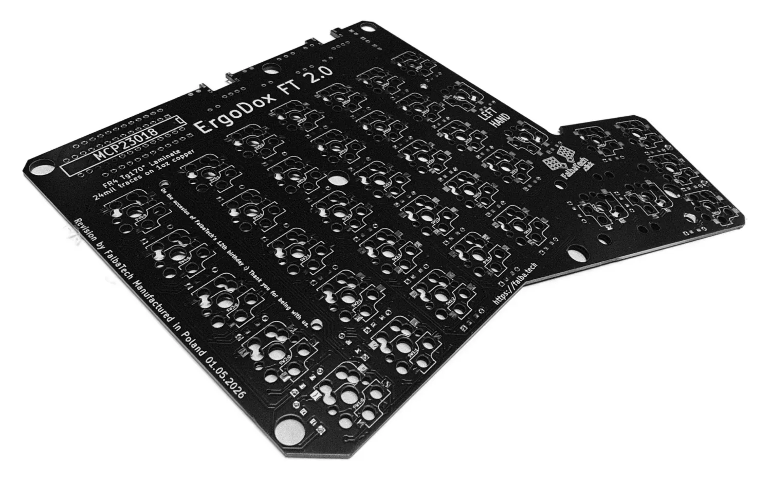ErgoDox FT PCB Electrical Boards (Set of 2)