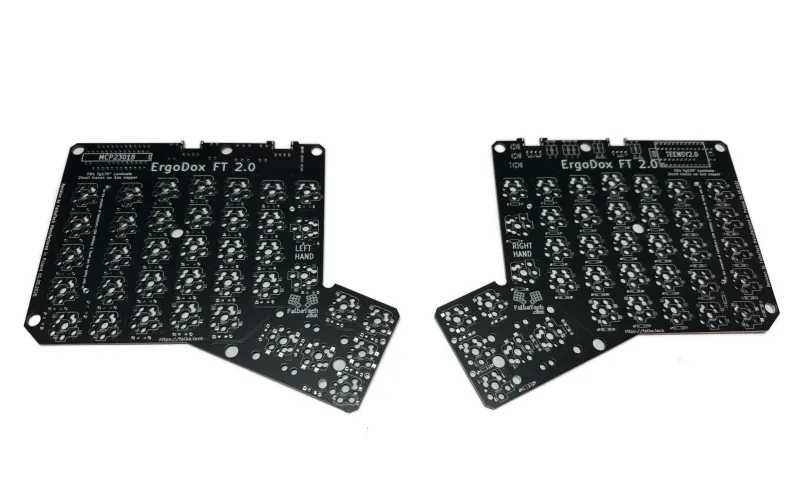 ErgoDox FT PCB Electrical Boards (gaming one hand)