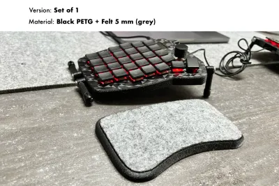MODREST™ ergonomic modular wrist rest for keyboard
