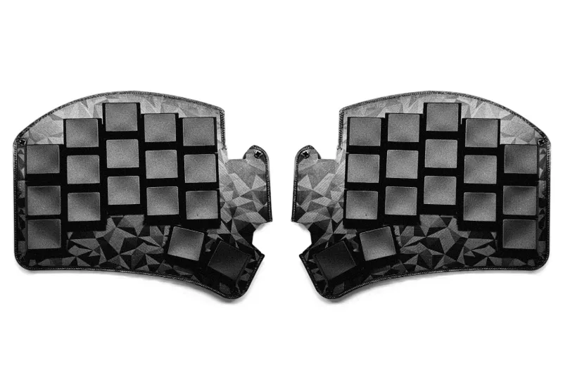 Zyra Ferris FT Low Profile: DIY Kit, Split Ergonomic Mechanical Keyboard