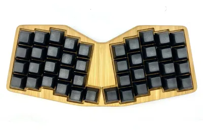Atreus42 FT: 42 Key Compact Ergonomic Mechanical Keyboard, Wired or Wireless