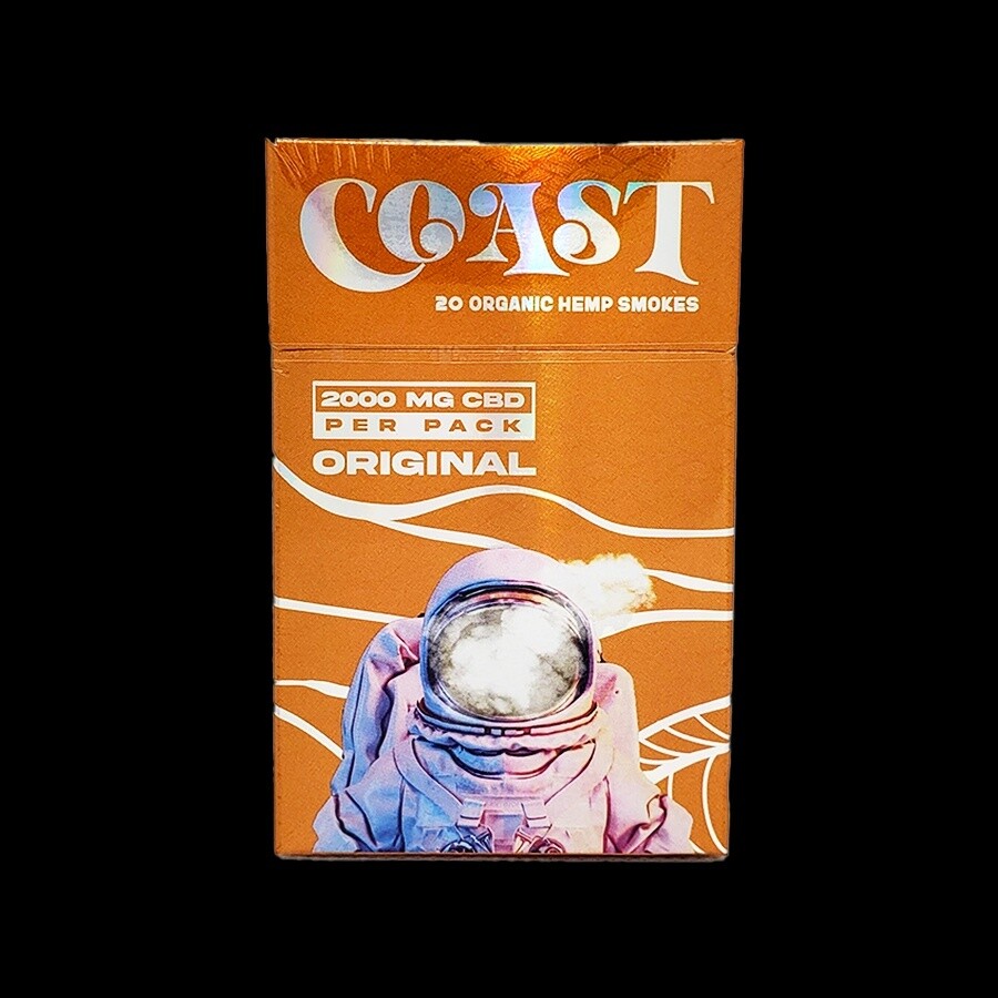 Coast Smokes CBD+CBG Hemp Smokes - 20 pack