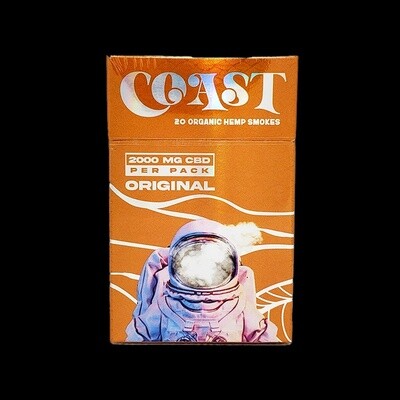 Coast Smokes CBD+CBG Hemp Smokes - 20 pack, Flavor: Original