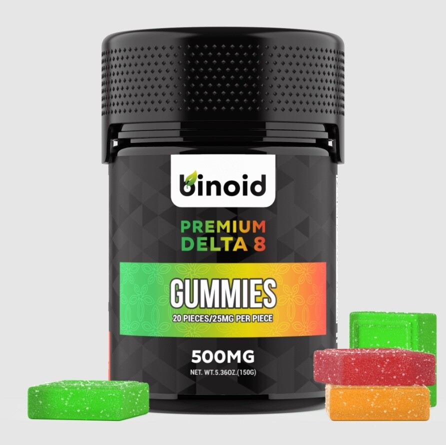 Binoid Premium Delta 8 Assorted Gummies - 500mg