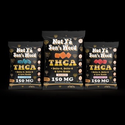 NYSW THCA Live Resin Gummies 3ct - 150mg