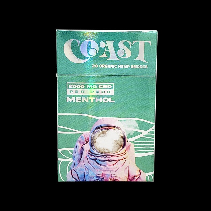 Coast Smokes CBD + CBG Hemp Smokes – 20 Pack