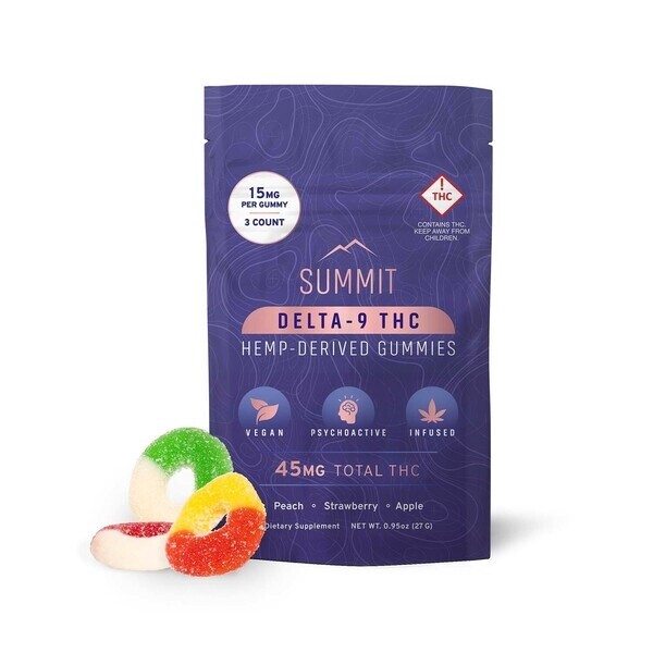 Summit Delta-9 Gummies 3ct - 45mg