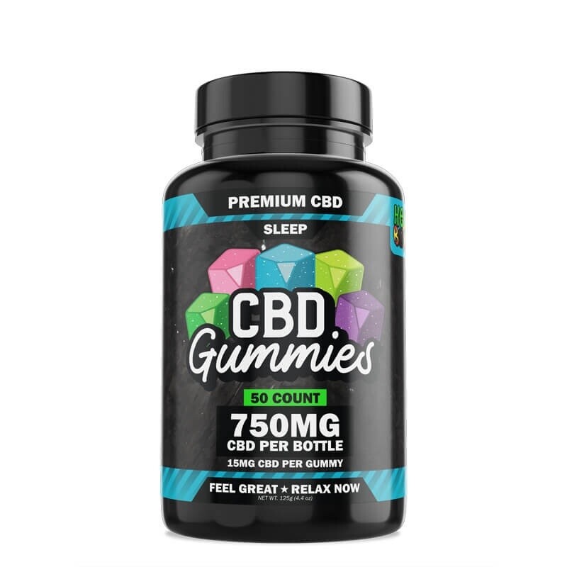 Hemp Bombs CBD Sleep Gummies 50ct - 750mg