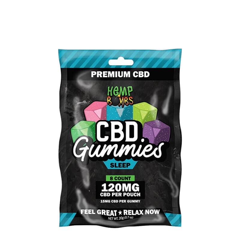 Hemp Bombs CBD Sleep Gummies 8ct - 120mg