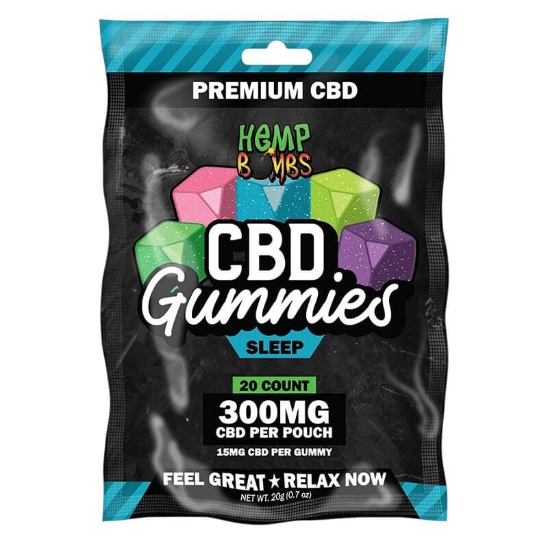 Hemp Bombs CBD Sleep Gummies 20ct - 300mg