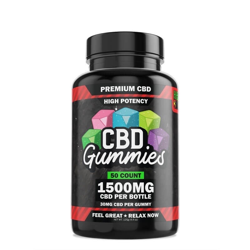 Hemp Bombs | 1500mg High Potency CBD Gummies - 50ct