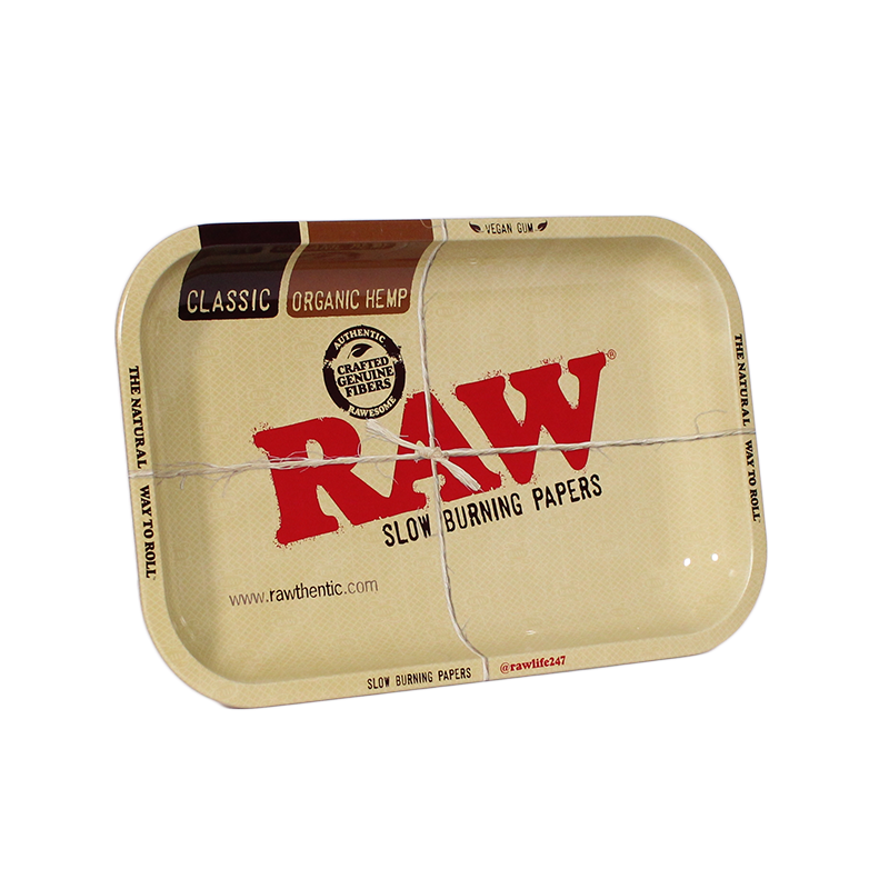 RAW Small Metal Rolling Tray - Classic