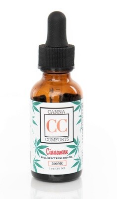 Canna Comforts Full Spectrum CBD Oil 500mg