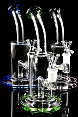 Small GoG Straight Shooter Stemless Water Pipe with Inline Stem