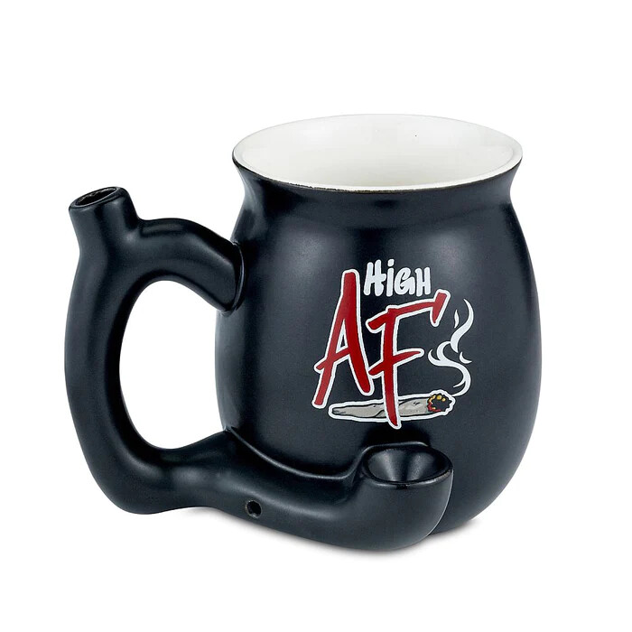 Roast & Toast Ceramic Mug "High AF"