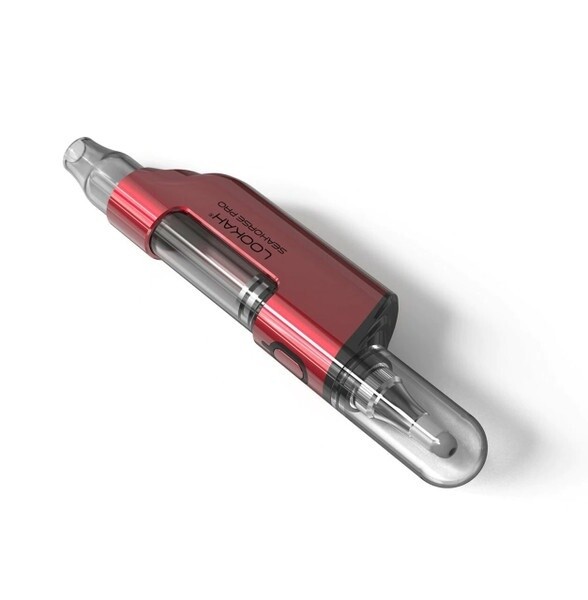 Lookah Seahorse Pro Electric Concentrate Collector Kit/Dip Wax Pen Vaporizer, Color: Red