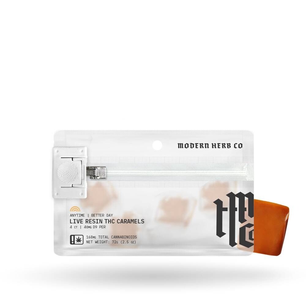 LIVE RESIN DELTA 9 CARAMELS ANYTIME (ORGANIC) 4Pk