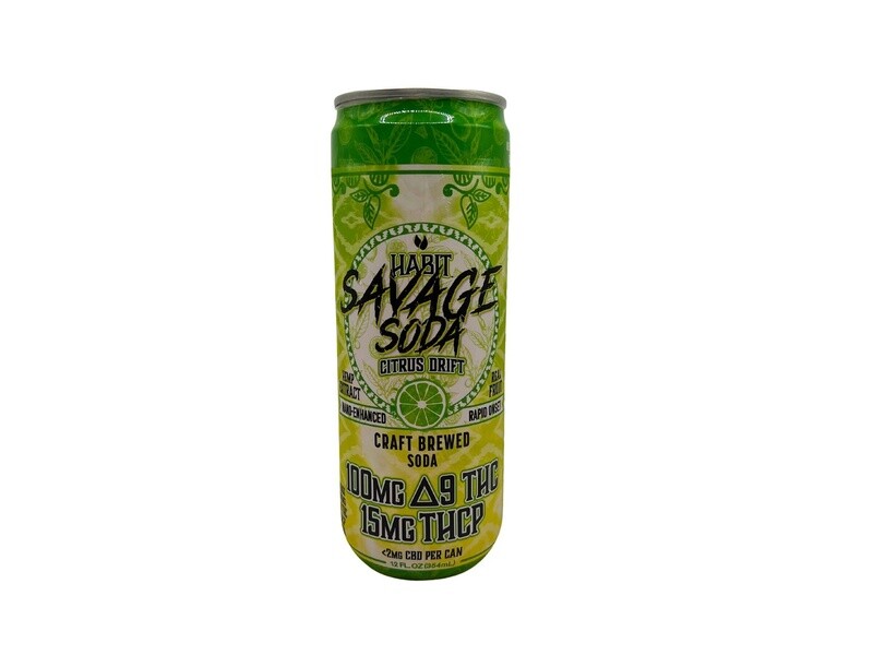 HABIT Savage Edition 100mg D9+15mg THCP Soda Citrus Drift