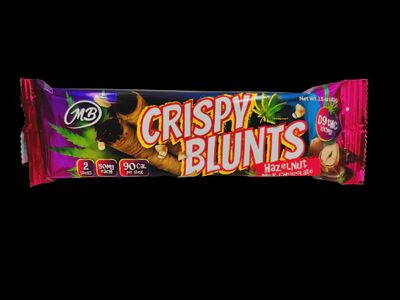 Crispy Blunts - Delta-9 Hazelnut Milk Chocolate Straws [100mg]