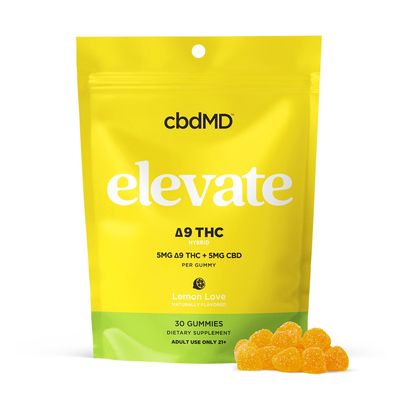 cbdMD | Elevate Gummies [5mg D9+5mg CBD]