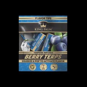 King Palm -2 Flavored Filters, Flavor: Berry Terps