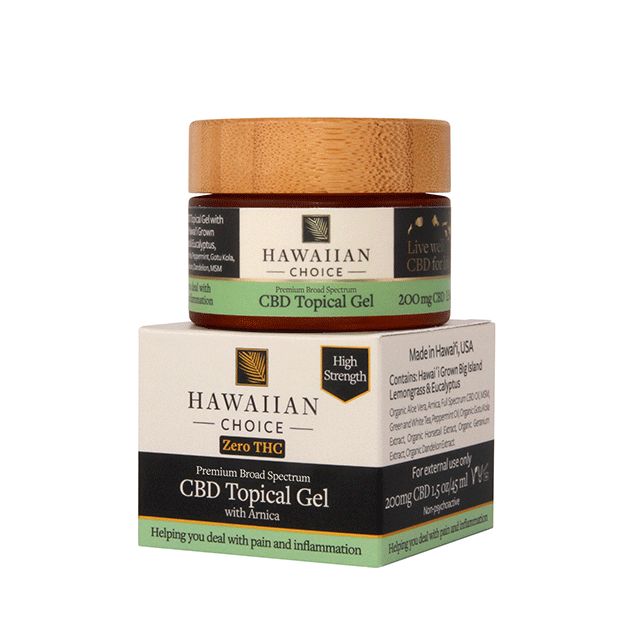 Hawaiian Choice CGD Topical Gel with Arnica