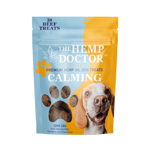 The Hemp Doctor| Calming CBD Dog Treats, Beef-Flavored