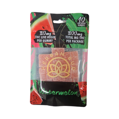 Herban Bud |  Delta 9 Live Rosin Gummies 10ct- 30mg